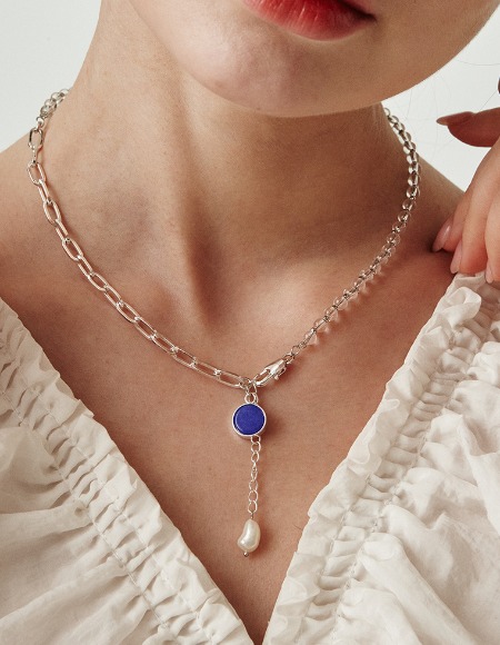 crystal gemstone necklace
