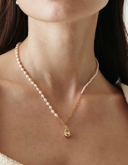 water pearl necklace